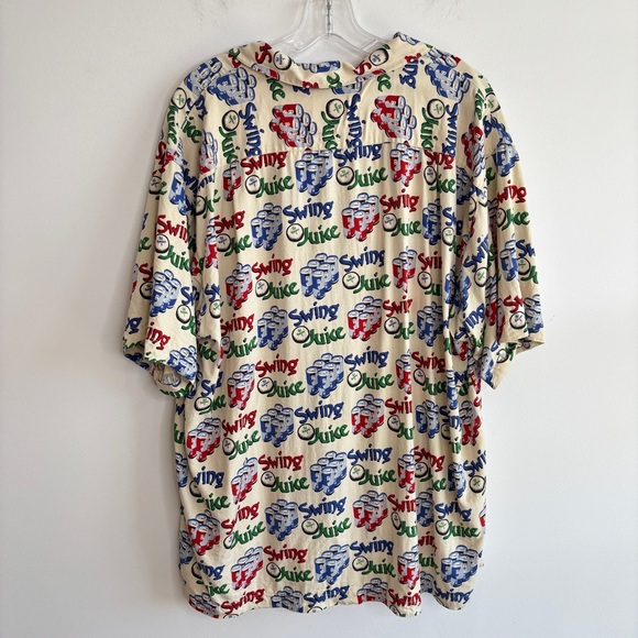 Vintage McMahon Golf Hawaiian Shirt Mens XXL Button Up 100% Silk Tiki Bar Beer - Picture 11 of 13